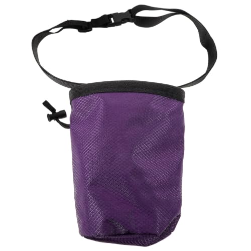 Outdoor Climbing Chalk Bag Oxford Cloth Material for Rock Climbing and Bouldering with Large Capacity Fleece Interior Designed and Slip Prevention