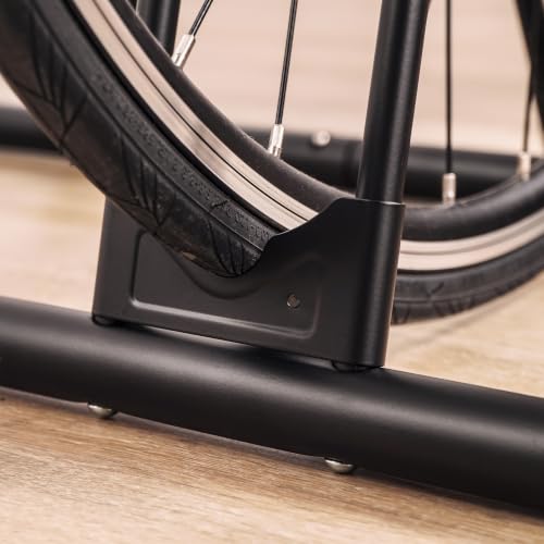 CyclingDeal Bicycle Floor Parking Rack Stand - for Mountain MTB Road Bike - Indoor Home Garage Storage - Classic 3 Bikes - size: 3 Bikes, style: Classic