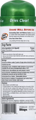 Odor-Eaters Foot Spray Powder 4 Oz (Packaging May Vary) (Pack of 2) - size: 4 Ounce (Pack of 2)