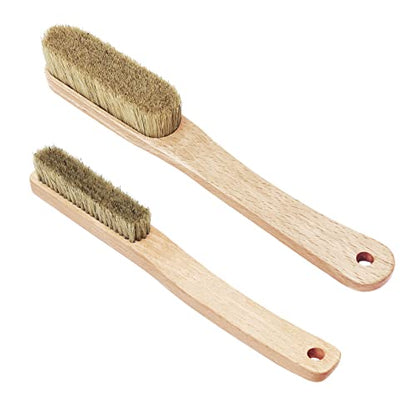 Premium Rock Climbing Brush with Thick Ultra Durable Boar's Hair Bristles, Bouldering Brush with Strong Handle, Uni-Sex Boulder Brushes as Rock Climbing Gift (CJ-CB2001A +CJ-CB2045B)