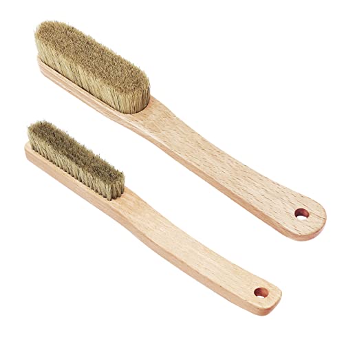 Premium Rock Climbing Brush with Thick Ultra Durable Boar's Hair Bristles, Bouldering Brush with Strong Handle, Uni-Sex Boulder Brushes as Rock Climbing Gift (CJ-CB2001A +CJ-CB2045B)