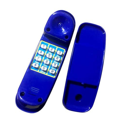 Simhoa Pretend Phone Telephone Children’s Equipment Outdoor Climbing Frame Accessories PP Material Suitable for Playground Treehouse, Blue - color: Blue