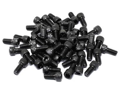 iexcell 50 Pcs 1/4-20 x 1/2" Alloy Steel 12.9 Grade Hex Socket Head Cap Screws Bolts Kit, Black Oxide Finish - size: 1/4-20 x 1/2"