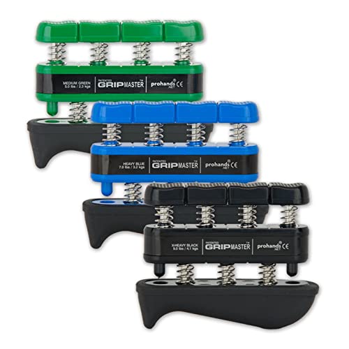 Prohands Gripmaster Medical Hand and Finger Exerciser - size: Set of Three (5lb/7lb/9 Pound)