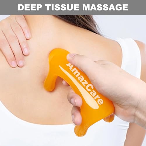 Trigger Point Massage Tool for Full Body Use. 2 Pack. | Handheld 4-Leg Pressure Point Massager for Muscle Knots Deep Tissue Myofascial Release Pain Relief Rehab. Durable Resin