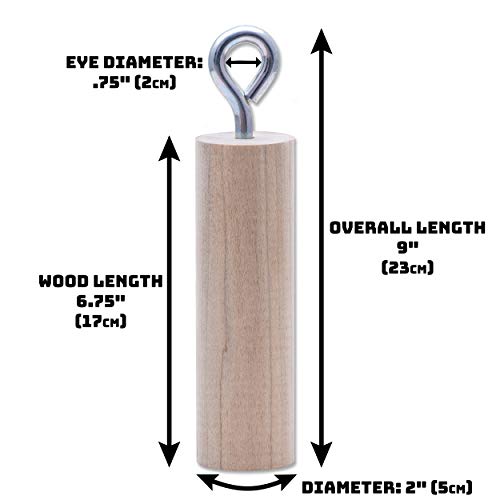ToughGrips Training Holds - Build Rock Climbing Finger and Shoulder Strength, Improve Pullups, and Build Ninja Courses