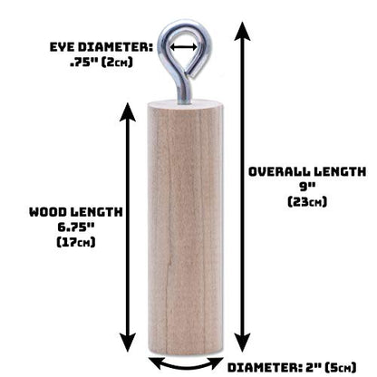 ToughGrips Training Holds - Build Rock Climbing Finger and Shoulder Strength, Improve Pullups, and Build Ninja Courses