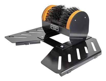 Scrusher - Deluxe Boot & Shoe Cleaner with Steel Base, Weather Resistant Heavy-Duty Outdoor Boot Scrubber, Made in The USA - style: Deluxe with Base