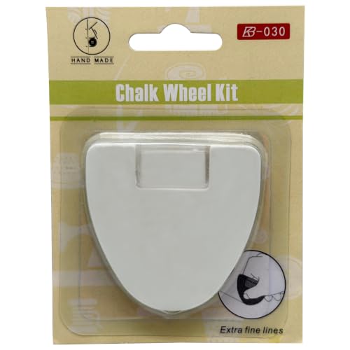 Chalk Wheel Fabric Marker Tailor's Chalk DIY Sewing Parts (White) - color: Chalk Wheel - White