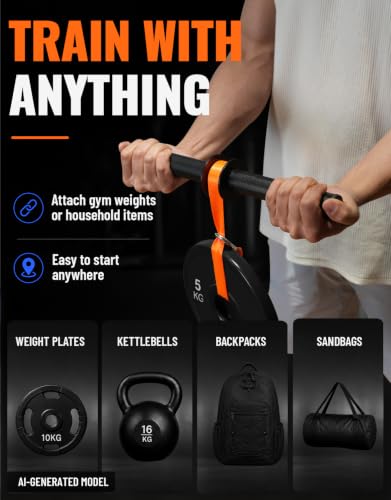 Forearm Wrist Strengthener Grip Strength Trainer - color: Wrist Roller