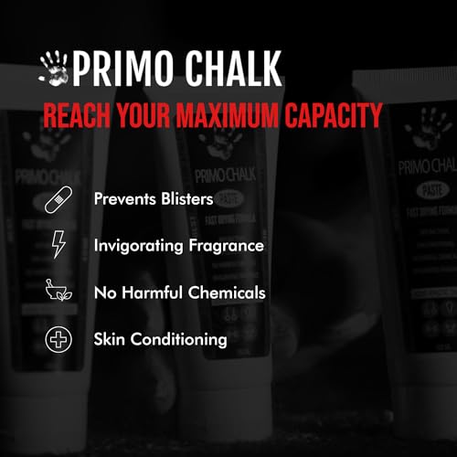 Primo Chalk Liquid Hand Chalk – Fast Drying Formula for Rock Climbing, Weightlifting & Gymnastics, Long Lasting Grip