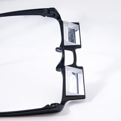 Belay Glasses for Rock Climbing, 90 Degree Upward Prism Glasses for Outdoor Climbing Light Weight Climbing Belay Glasses Prevent Neck Fatigue for Rock Climbers