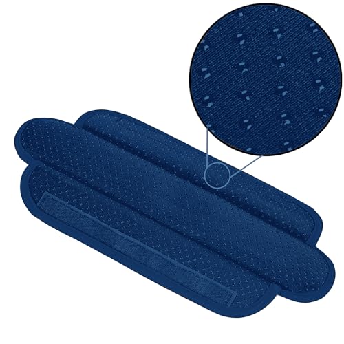 Ultra Thick & Breathable Universal Shoulder Pad Cushion for Bag - Long & Comfort - color: Dark Blue