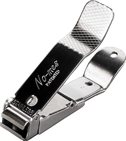No-mes Toenail Clipper, Made in USA, Catches Clippings, Patented Ergonomic Grip, Built-in Nail File