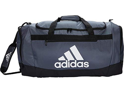 adidas Unisex Defender 4.0 Gym Duffel Bag for Men and Women - color: Team Onix Grey, style: Large (110l)