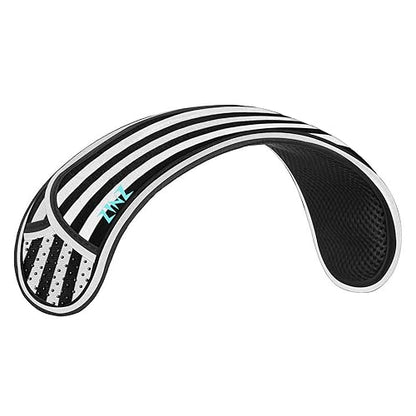 Ultra Thick & Breathable Universal Shoulder Pad Cushion for Bag - Long & Comfort - color: Black&white
