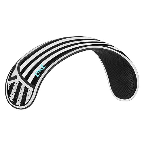 Ultra Thick & Breathable Universal Shoulder Pad Cushion for Bag - Long & Comfort - color: Black&white