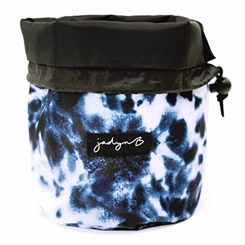 Jadyn Durable Cinch Top Makeup Organizer - Compact Travel Makeup Bag - 7 Interior Pockets for Cosmetics - Drawstring Toiletry Travel Bag for Women - 6L Storage Capacity (Tie Dye) - color: Tie Dye