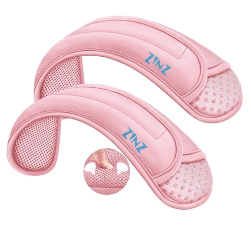 ZINZ 2-Pack Universal Shoulder Pad with Ultra Thick Cushion for Bag Luggage Bag Crossbody, Plus Long & Anti-Slip & Breathable,Pink - color: Pink