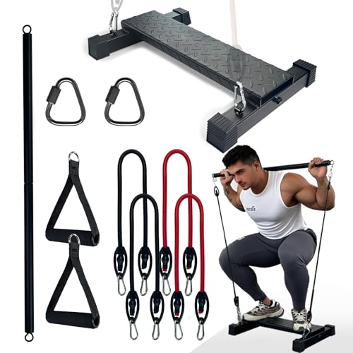 Multifunctional Steel Calf Raise Bar, Wide Standing Calf Raise Block for Calves Stretching, Foot Stretch Platform, Anti-Slip Squat Machine for Home Gym Workout - color: Black calf bar 02