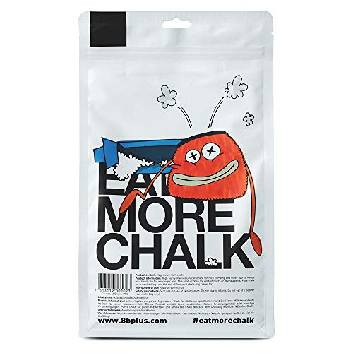 8BPLUS Chalk for Climbing, Bouldering - Premium Quality - No Fillers or Drying Agents - style: 250G Powder