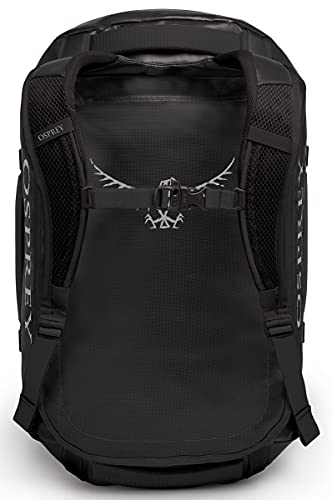 Osprey Transporter Travel Duffel Bag - color: Black, size: 40L