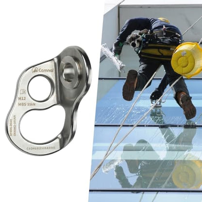 kowaku Climbing Bolt Hanger Rock Climbing Anchor Parts Stainless Steel Holds Fixed Points Wall Mountaineering Hardware with Secure Rotating Feature Suitable