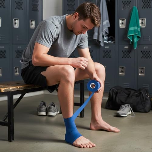 Cannon Sports Premium Athletic Tape - 1.5” x 45 Feet Per Roll - Easy Tear, No Sticky Residue, Very Strong, Hypoallergenic and Latex Free - Ideal for Sprains, Strains, First Aid - Pack of 3 (Gold) - color: Gold
