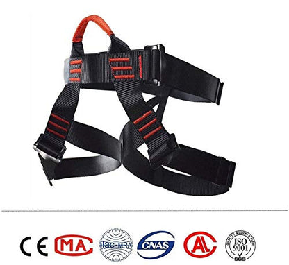 Climbing belts, Safe Seat Belts for Tree Climbing Outdoor Training Caving Rock Climbing Rappelling Equip - Half Body Guide belt for Women Man and Novice