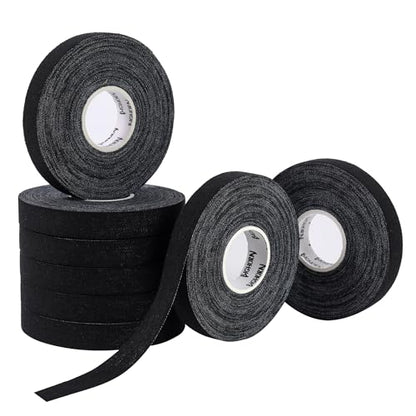 Bighorn Athletics Climbing Finger Tape with Retro Design Female Climber Tin Canister, 0.5-Inch x 45-feet, 8-Rolls, Black - color: Black
