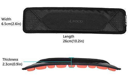 RLSOCO Shoulder Strap Pad with Air Cushion Shoulder Relief,Case Bag Strap Pad for Laptop Bags,Camera Cases,Cello,Guitar,Sport Bags,Backpacks,Grocery,Messenger,armor aka plate carrier (Only 1 Piece