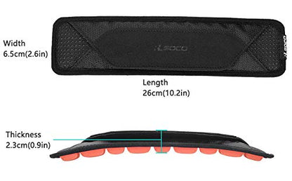 RLSOCO Shoulder Strap Pad with Air Cushion Shoulder Relief,Case Bag Strap Pad for Laptop Bags,Camera Cases,Cello,Guitar,Sport Bags,Backpacks,Grocery,Messenger,armor aka plate carrier (Only 1 Piece