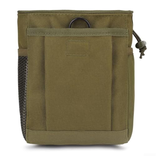 Climbing Chalk Bag, 600D Nylon Drawstring Waist Pouch, Multi-Pocket Storage for Climbing Hunting Camping(Green) - color: Green