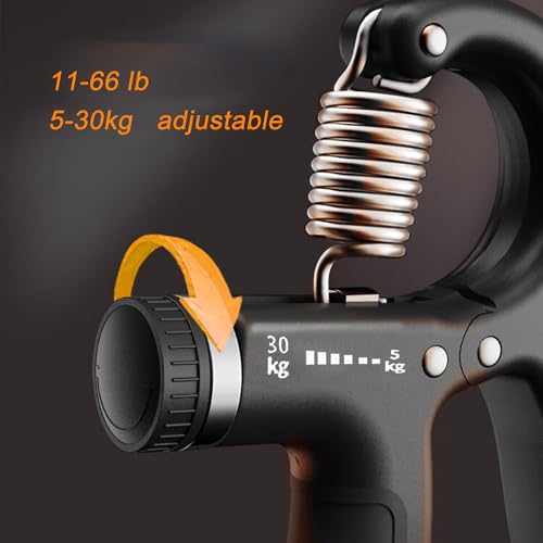 Strengthener Hand Grip 2 Pack Kid Boys Girls Teenager Strength Trainer Number Counter Forearm Finger Wrist Gripper Exerciser 5-30kg Adjustable Stretcher Squeezer Workout - color: Green