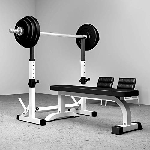 Adjustable Squat Rack Barbell Rack For Home Gym Max Load 550LBS | Bench Press Rack，Multi-Function Barbell Rack，Weight Lifting