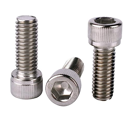 1/4-20 x 2 Allen Hex Socket Head Screw Bolt, 304 Stainless Steel 18-8, UNC Machine Full Thread, Pack of 20 - size: 1/4-20 x 2" (20 PCS)