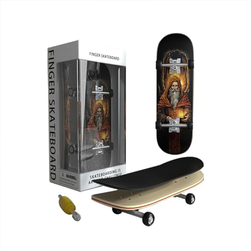 Wooden, pro Fingerboard 29mm Mini handboard、Premium Fingerboard Ideal for Dexterity maneuvers (Godfather) - color: Godfather
