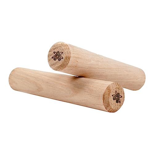 Atomik Climbing 2 Hard Wood Pegs for Peg Boards, Grip and Strength Training