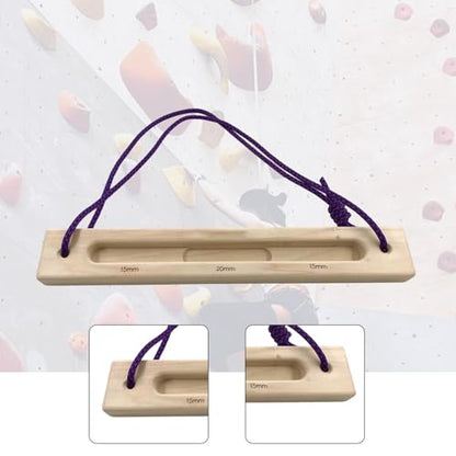 Vaveren Rock Climbing Climbing Training Portable Mountaineering Equipment Wooden for Climbers Pull Hold, 15mm 20mm 15mm