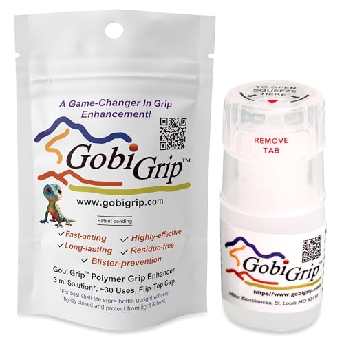 New Flip-Top Cap, No-mess Liquid Chalk Alternative, Hand Chalk Replacement for Gym and Lifting, Polymer Formula, Quick-Dry Grip for Weightlifting, Climbing, Racket Sports, Blister Prevention, 30+ Uses