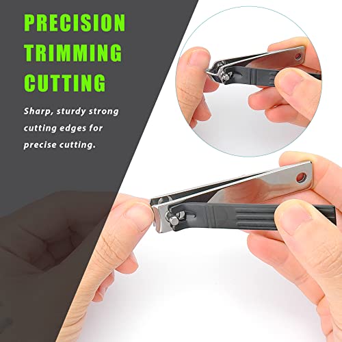 Heavy Duty Podiatrist Toenail Clippers for Thick and Ingrown Nails, Toe Nail Clippers Sets for Men Women Seniors, Stainless Steel 4PCS - size: 4 Piece Set