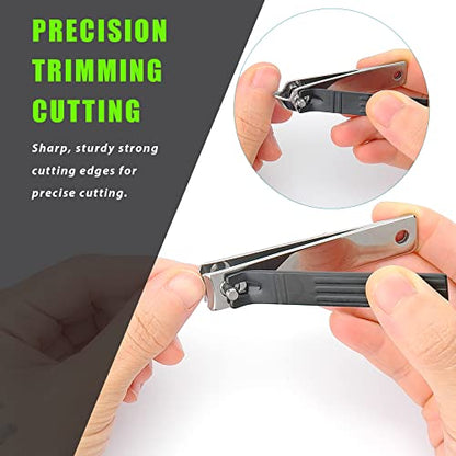 Heavy Duty Podiatrist Toenail Clippers for Thick and Ingrown Nails, Toe Nail Clippers Sets for Men Women Seniors, Stainless Steel 4PCS - size: 4 Piece Set