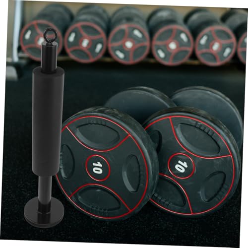 SUPVOX 1 Set Fitness Loading Pin with Carabiner Clips Durable Barbell Equipment for Weight Plates Includes Hexagonal Wrench for Easy Installation for Arm Muscle Training and Workouts