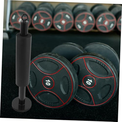 SUPVOX 1 Set Fitness Loading Pin with Carabiner Clips Durable Barbell Equipment for Weight Plates Includes Hexagonal Wrench for Easy Installation for Arm Muscle Training and Workouts