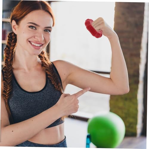 Holibanna 2pcs Silicone Hand Grip Strengtheners with Resistance Rings for Finger Wrist Forearm Training Adjustable Hand Trainer for Athletes Rock Climbing Rehabilitation Fitness Exercise