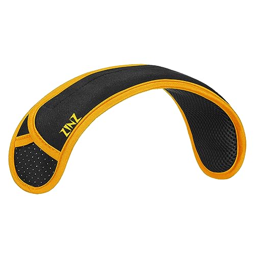 Ultra Thick & Breathable Universal Shoulder Pad Cushion for Bag - Long & Comfort - color: Black&yellow
