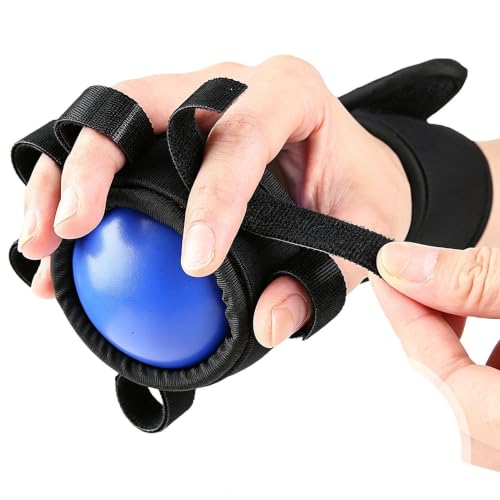 Exercise Ball for Hands Finger Muscle Trainer Ball | Finger Exercise Tool for Workout Outdoor Weightlifting Rock Climbing Home Fitness Gym Office - color: Blue