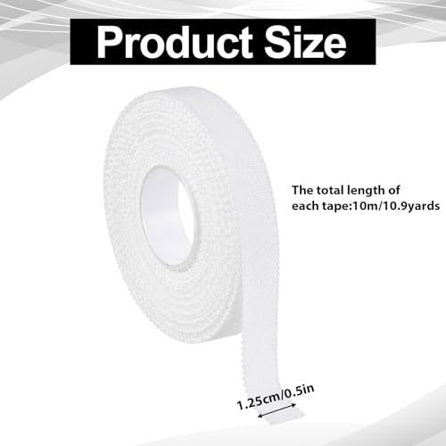 2 Rolls Sport Finger Tape, White Tape for Toes Extra Strong Tapes | 0.5-Inch X 32.8 Feet for Climbing Fingers Hands Toes Rock Climbing Volleyball Football