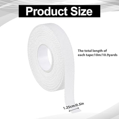 2 Rolls Sport Finger Tape, White Tape for Toes Extra Strong Tapes | 0.5-Inch X 32.8 Feet for Climbing Fingers Hands Toes Rock Climbing Volleyball Football