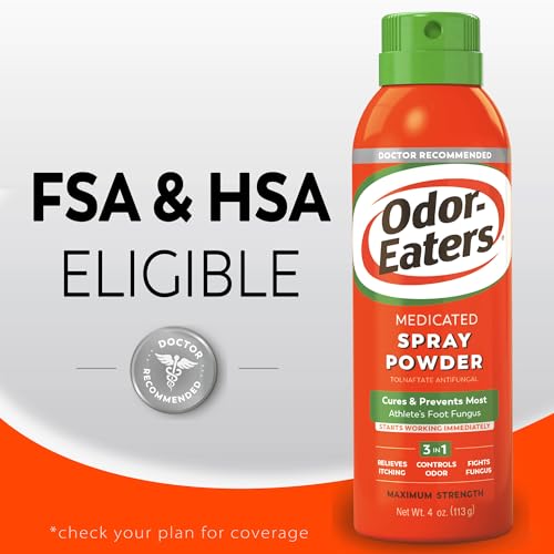 Odor-Eaters Foot Spray Powder 4 Oz - size: 4 Ounce (Pack of 1)